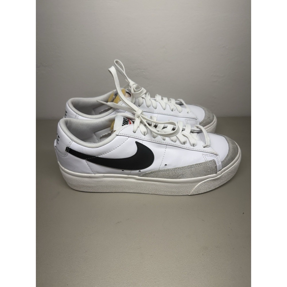 Nike Blazer Low '77 Vintage White Black Sail Womens Sz 9